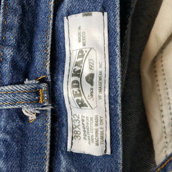 Men's RK size 38x32 straight leg work jeans - Picture 4 of 4